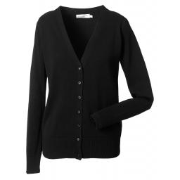 Ladies'  V-Neck Knitted Cardigan