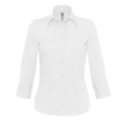 Women's Milano Poplin 3/4 Sleeve Shirt