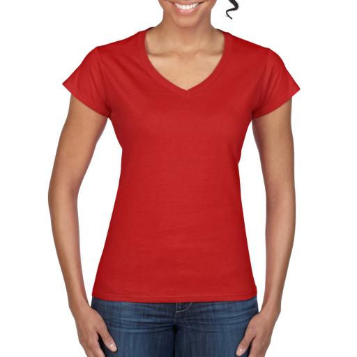 Softstyle® Ladies' V-Neck T-Shirt