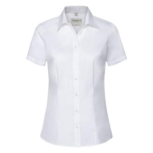 Ladies' Short Sleeve Tailored Coolmax® Shirt
