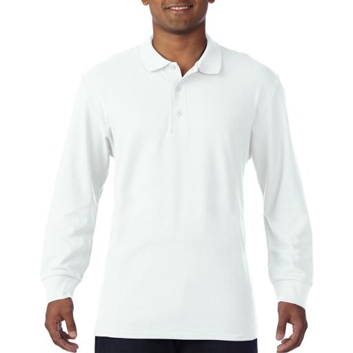Premium Cotton® Adult Long Sleeve Double PiquÈ Polo