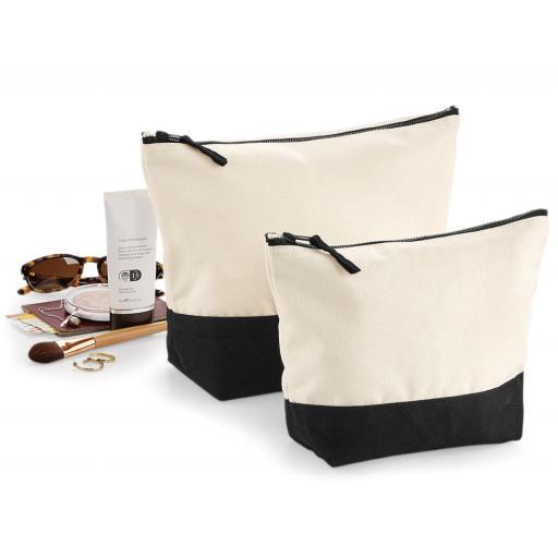 Dipped Base Canvas Accessory Bag