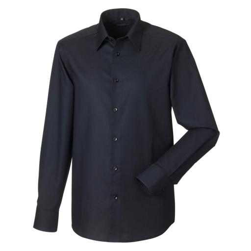 Men's Long Sleeve Easy Care Tailored Oxford Shirt